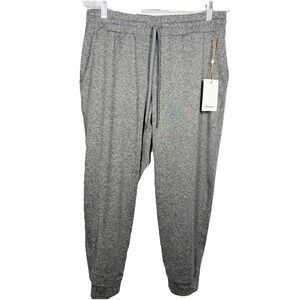 Quince Flowknit Mid Rise Jogger Pants Gray Heather M Athletic Lounge Sweatpants